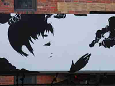 Fe in a Crowd, Laurence Groux’s contribution to the ArtBridge Installation, The New York Times