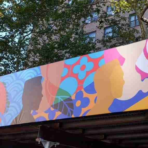 Coraima Santana, "Resilient" @Taft Houses, East Harlem, 2022 for Bridging the Divide