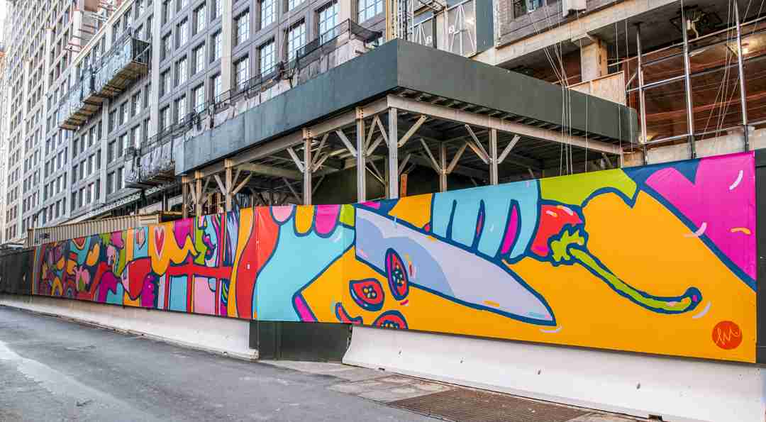 Photo of Misha Tyutyunik's art at 85 Jay Street