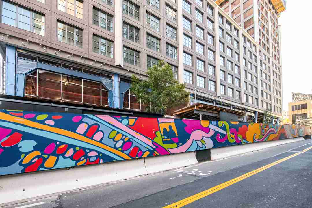 Photo of Misha Tyutyunik's art at 85 Jay Street