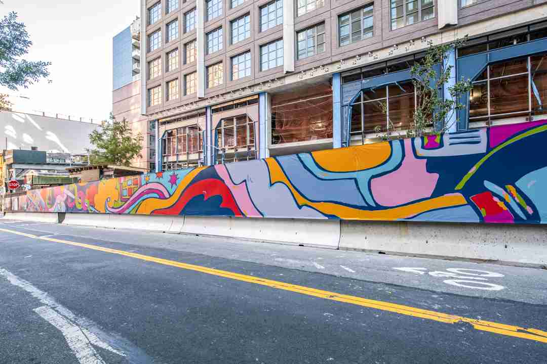 Photo of Misha Tyutyunik's art at 85 Jay Street