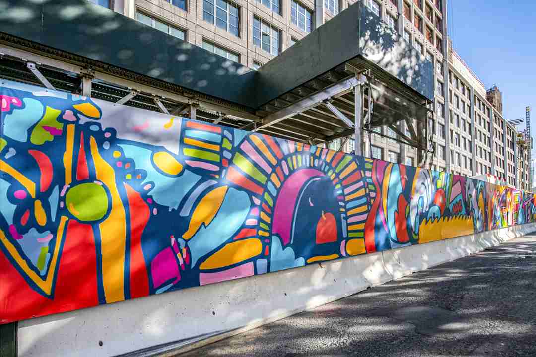 Photo of Misha Tyutyunik's art at 85 Jay Street