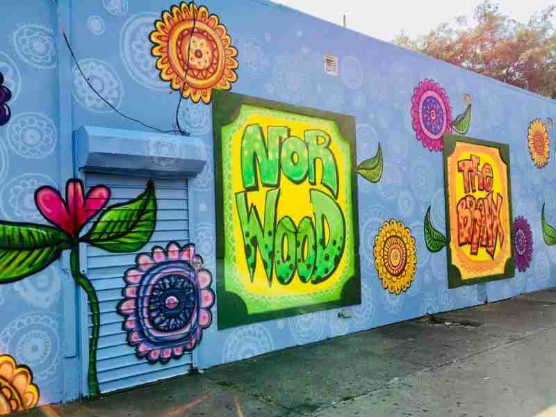 Norwood Mural by Laura Alvarez, ArtBridge