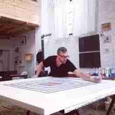 Gregory Hayes, artist at ArtBridge