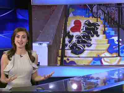 Artists Like Their Work Getting Stepped On, News 12