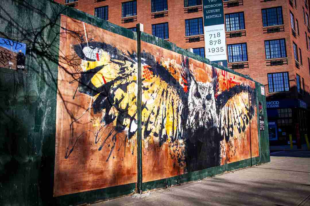 Voodo Fé's new mural, SOAR.
