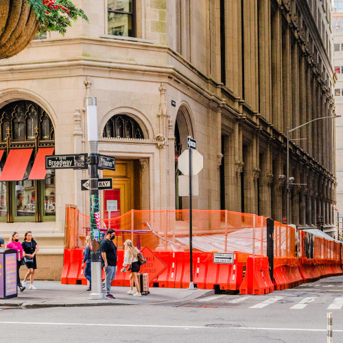 Art on Lamp Posts, Frances Smith and Michelle Weinberg, with the Alliance for Downtown New York, Winter 2021-22